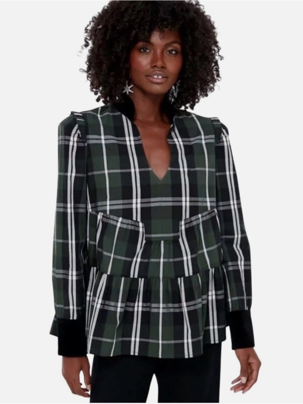 TUCKERNUCK Tartan Plaid Bristol Top, XL